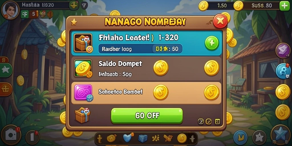 Screenshot dari sistem reward setelah menyelesaikan misi.