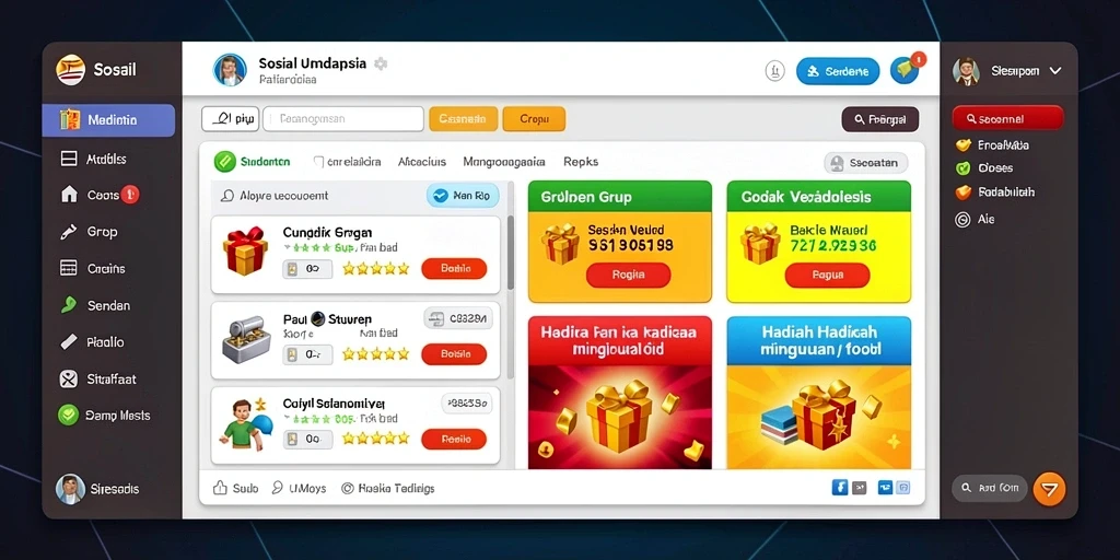 Fitur bonus harian yang menguntungkan.