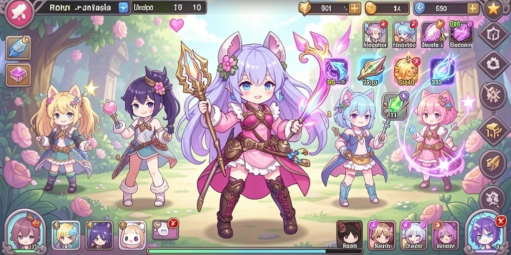 Screenshot karakter baru yang ditambahkan dalam pembaruan.