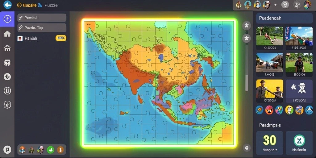 Fitur turnamen untuk menambah tantangan dan keseruan.