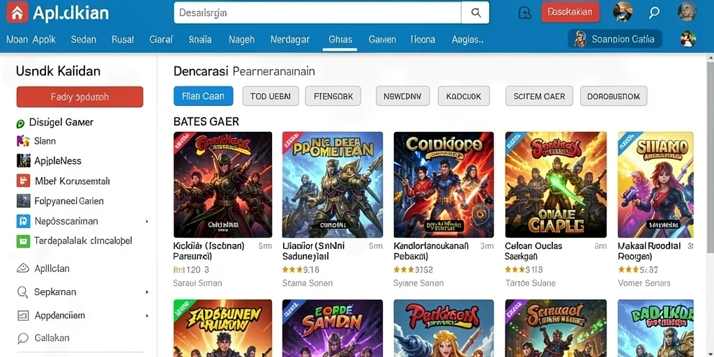 Pemandangan epik saat pertempuran berlangsung.